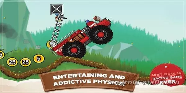 Скриншоты Hill Climb Racing на Андроид 1