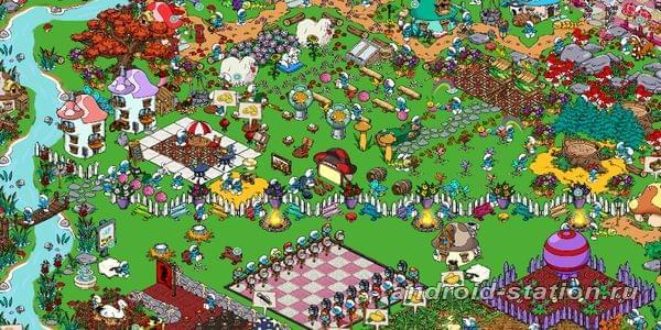 Скриншоты Smurfs Village на Андроид 2