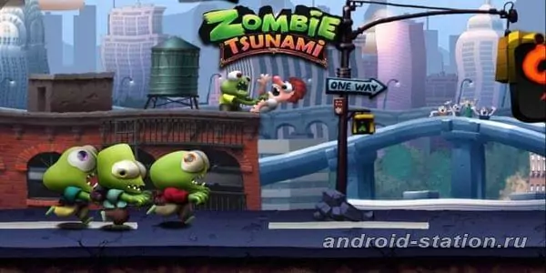 Скриншоты Zombie Tsunami на Андроид 1