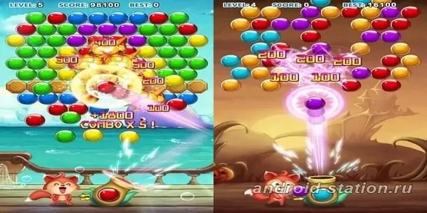 Скриншоты Bubble Shooter на Андроид 2