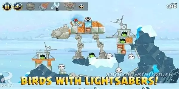 Скриншоты Angry Birds Star Wars на Андроид 3