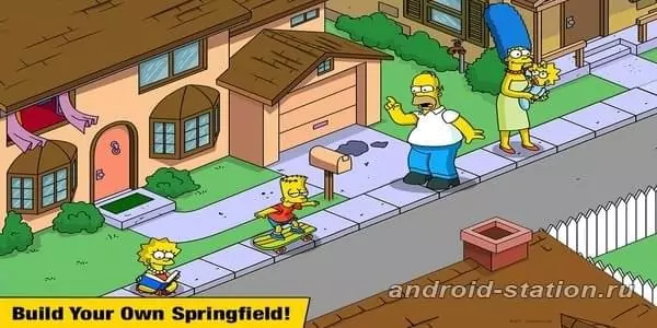 Скриншоты The Simpsons: Tapped Out на Андроид 1