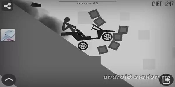 Скриншоты Stickman Dismounting на Андроид 1