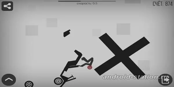 Скриншоты Stickman Dismounting на Андроид 3