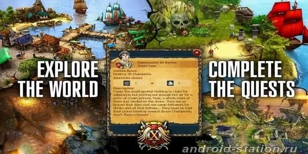 Скриншоты King’s Bounty: Legions на Андроид 3