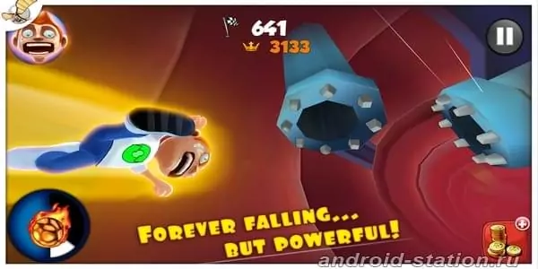 Скриншоты Super Falling Fred на Андроид 2