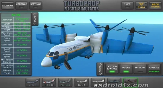 Скриншоты Turboprop Flight Simulator 3D на Андроид 1