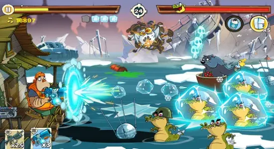 Скриншоты Swamp Attack 2 на Андроид 2