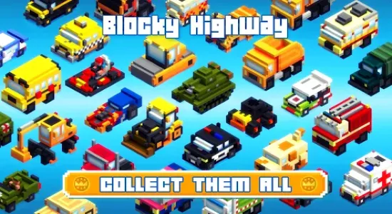 Скриншоты Blocky Highway на Андроид 1