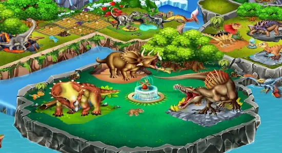 Скриншоты Dino Battle на Андроид 2