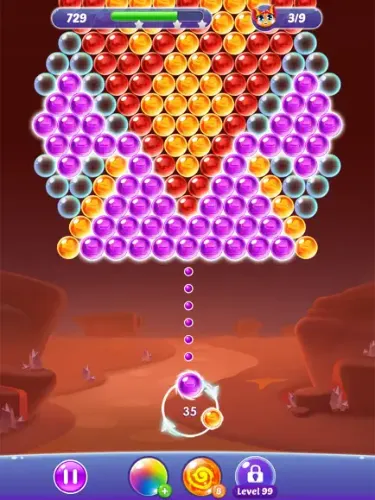 Скриншоты Bubble Shooter Jelly на Андроид 2