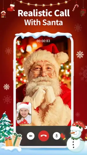 Скриншоты Santa Prank Call: Fake video на Андроид 3