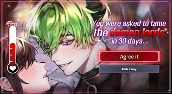 Скриншоты Kiss in Hell: Fantasy Otome на Андроид 1