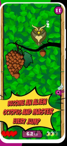 Скриншоты Jump Up: The alien octopus на Андроид 1