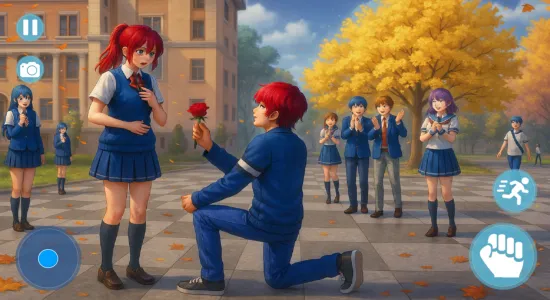 Скриншоты Anime Girl School Life Story на Андроид 2