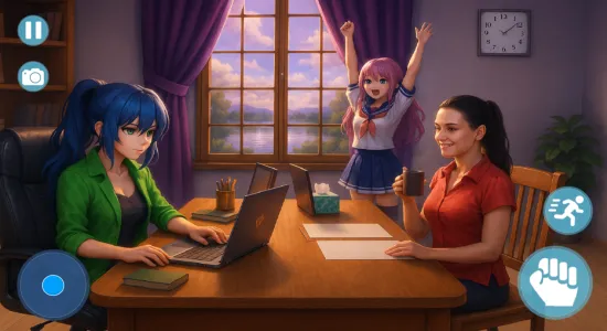 Скриншоты Anime Girl School Life Story на Андроид 1