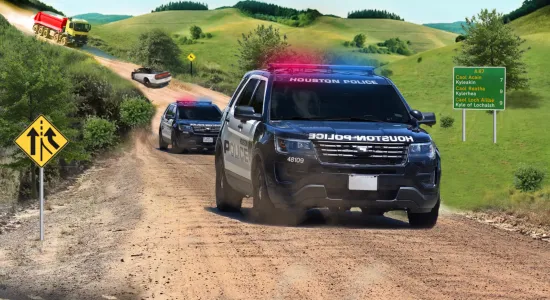 Скриншоты Police Car Thief Chase Pro на Андроид 1